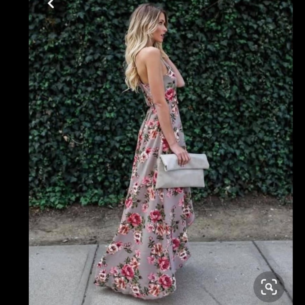Vici wrap floral dress